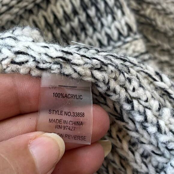 Dolce Cabo Fringe Cardigan Womens Sweater Sz Large Boho Western Festival Cottage - Picture 7 of 9